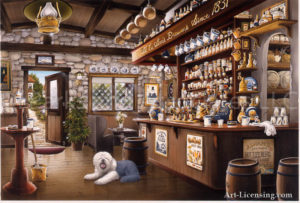 Old Pub with a Dog