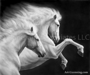2 White Horses