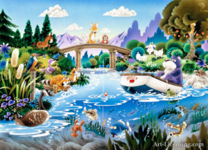 Bear Fishes in Wonder Pond