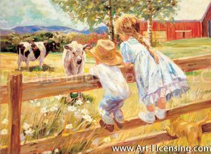 Kids on a Fence
