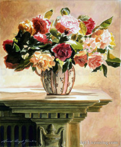 Mantlepiece Rose