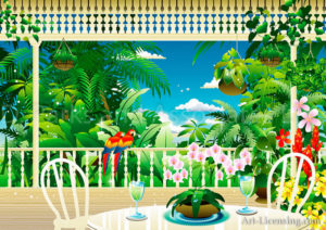 Tropical Garden View