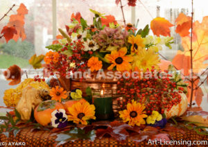 1098-Autumn Flower Arrangement