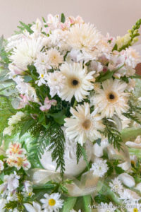 White Gerbera Bouquet