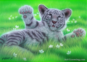 Tiger - Bed of Grass