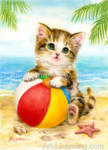 Beachball Kitten