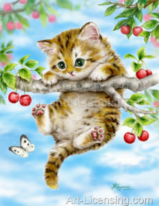 Cherry Tree Kitten