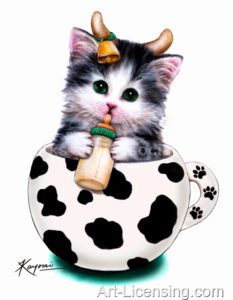 Cup Kitten Cow