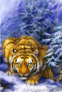 Tiger-Winter Forest