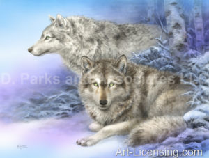 Wolf-Inspired by the Story of Lobo The King of Currumpaw-Lobo and Blanca-Soul Mates