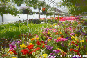 0639SArt-Flower Greenhouse