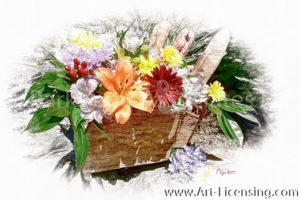 2248SRH-Flowers Basket