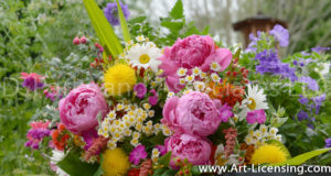 8784S-Peony Bouquet