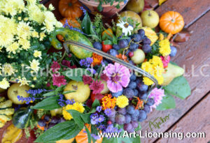 2113S-Harvest Flowers and Fruits