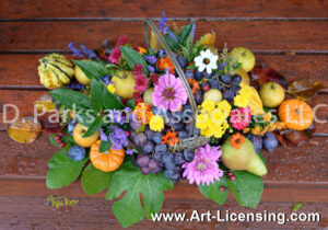 2169S-Harvest Flowers and Fruits